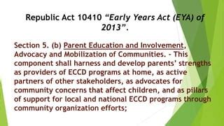 ra 10410 early years act|The Lawphil Project .